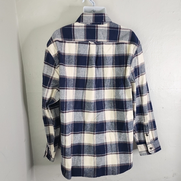 Jachs Shirt Men XXL MFG Hetitage Flannel Plaid Long Sleeve Outdoor Bust Pockets - Picture 8 of 14